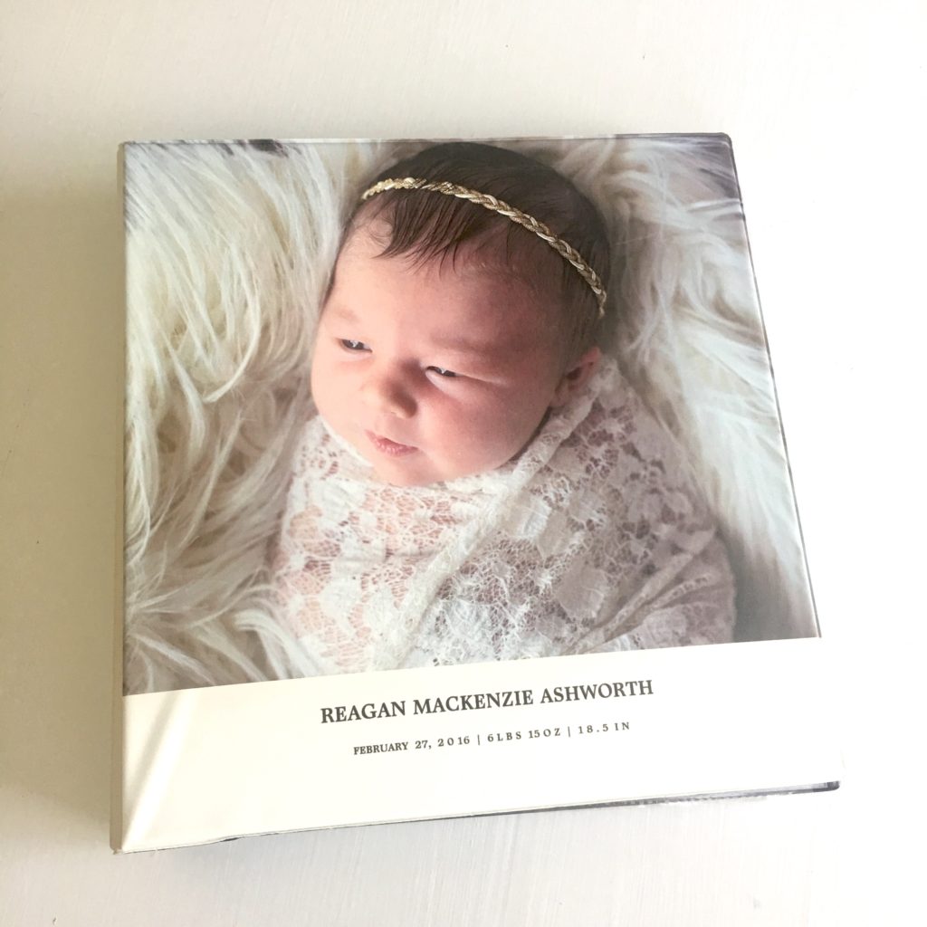 Front Cover of Custom Baby Book