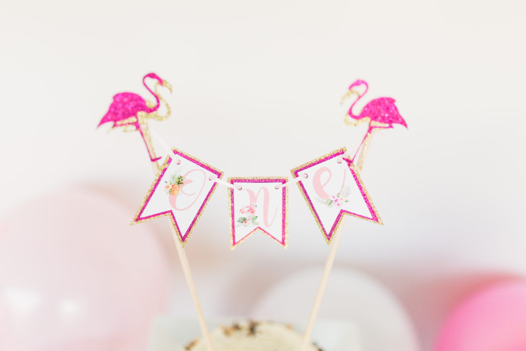 Flamingo Cake Topper