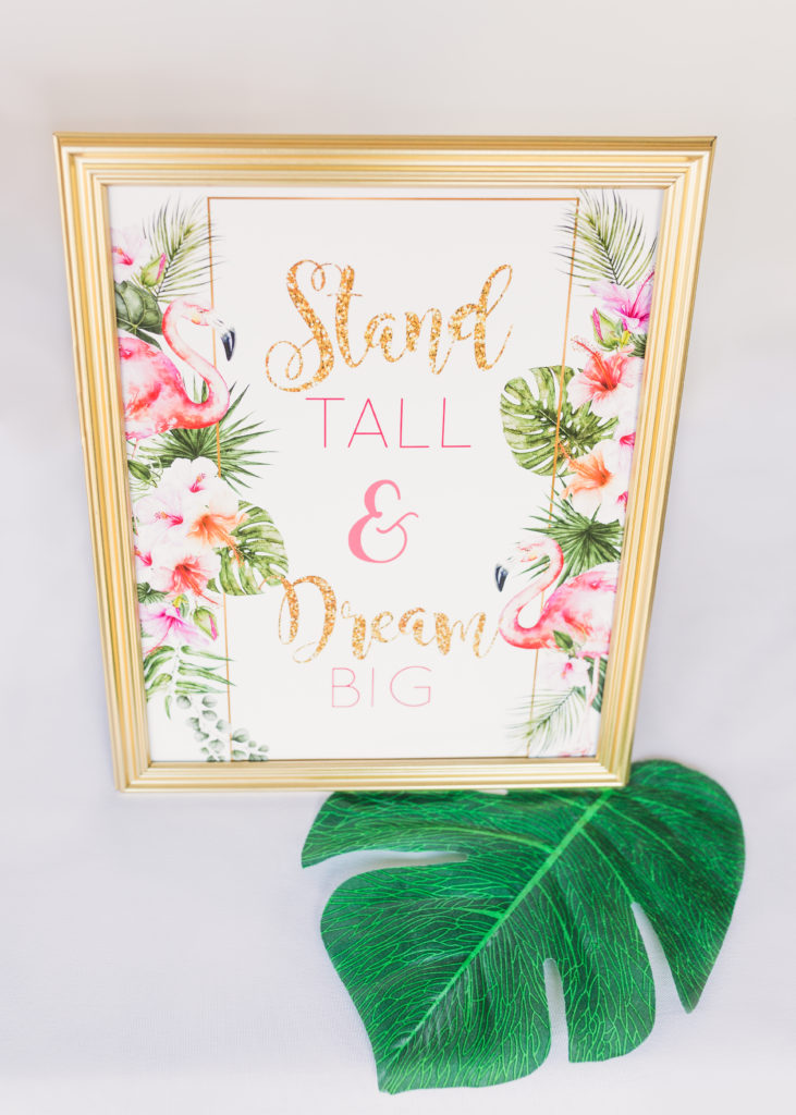 Stand Tall and Dream Big Sign