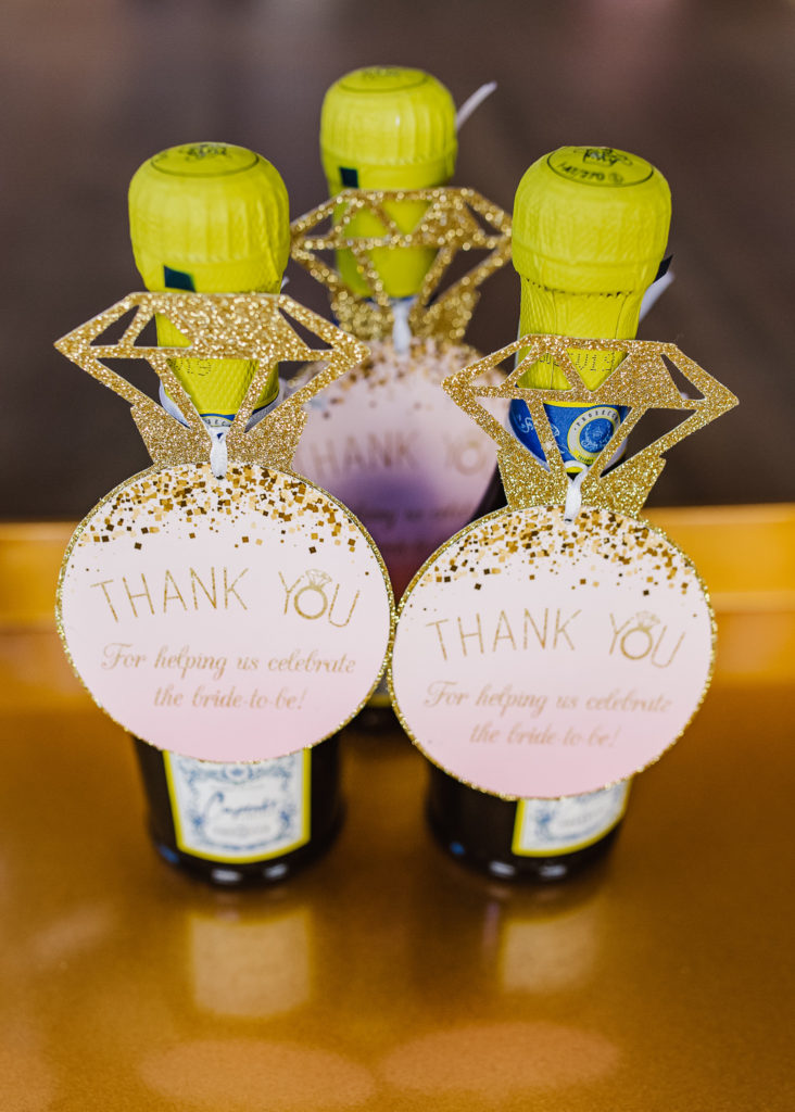 Bridal Shower Favor Tags for Bubbly and Brunch Bridal Shower Decorations