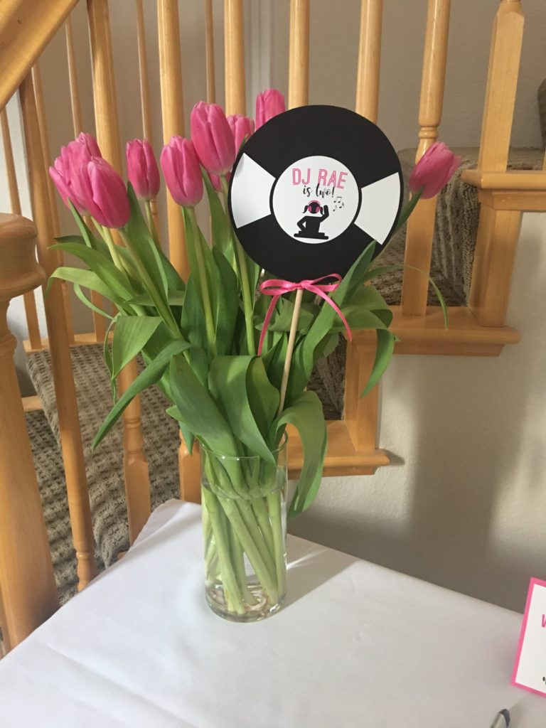 Music Party Centerpiece