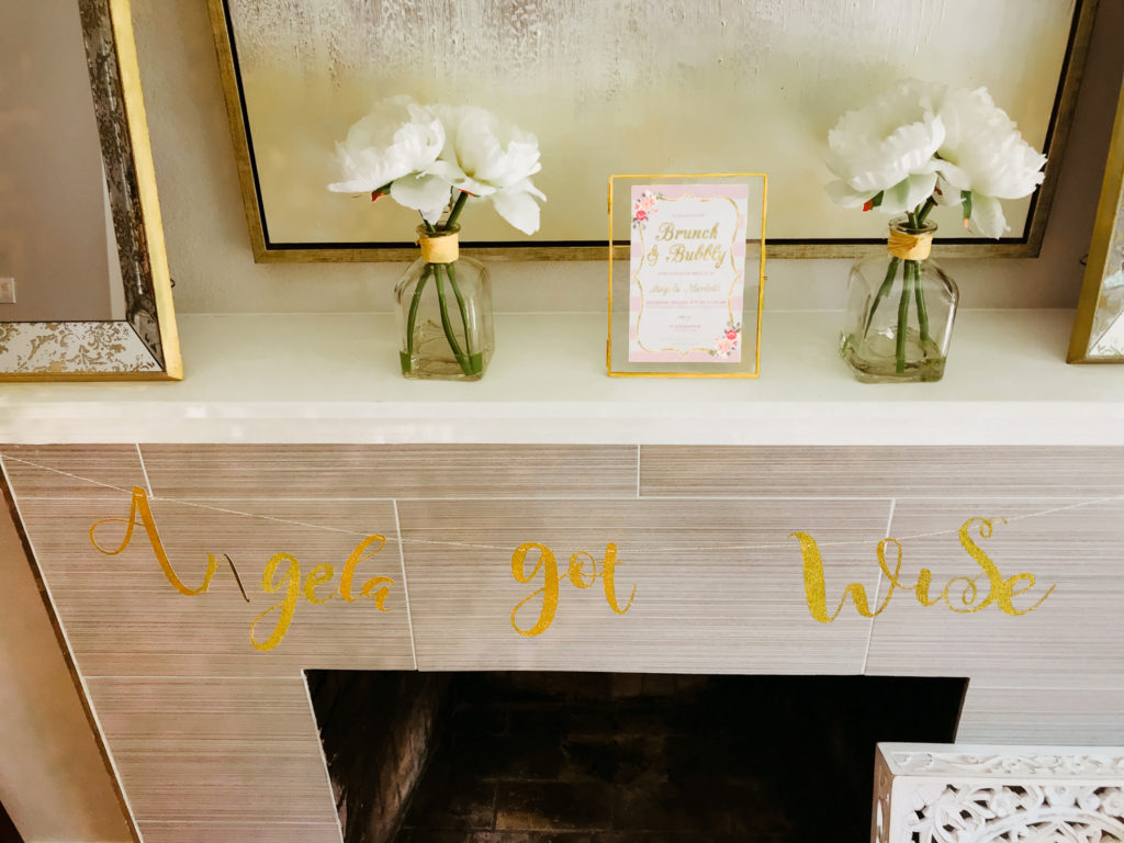 Cursive Gold Banner