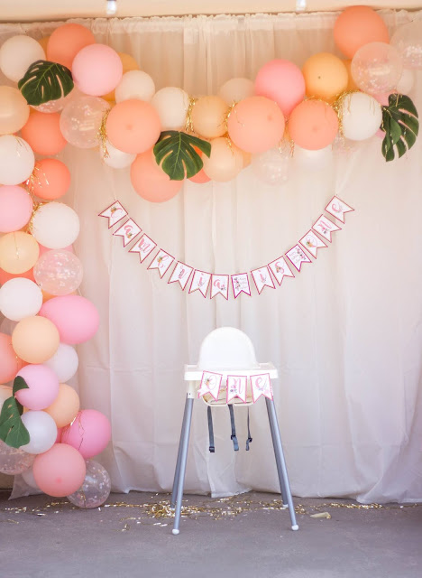 Flamingo and Pineapple Party Decorations