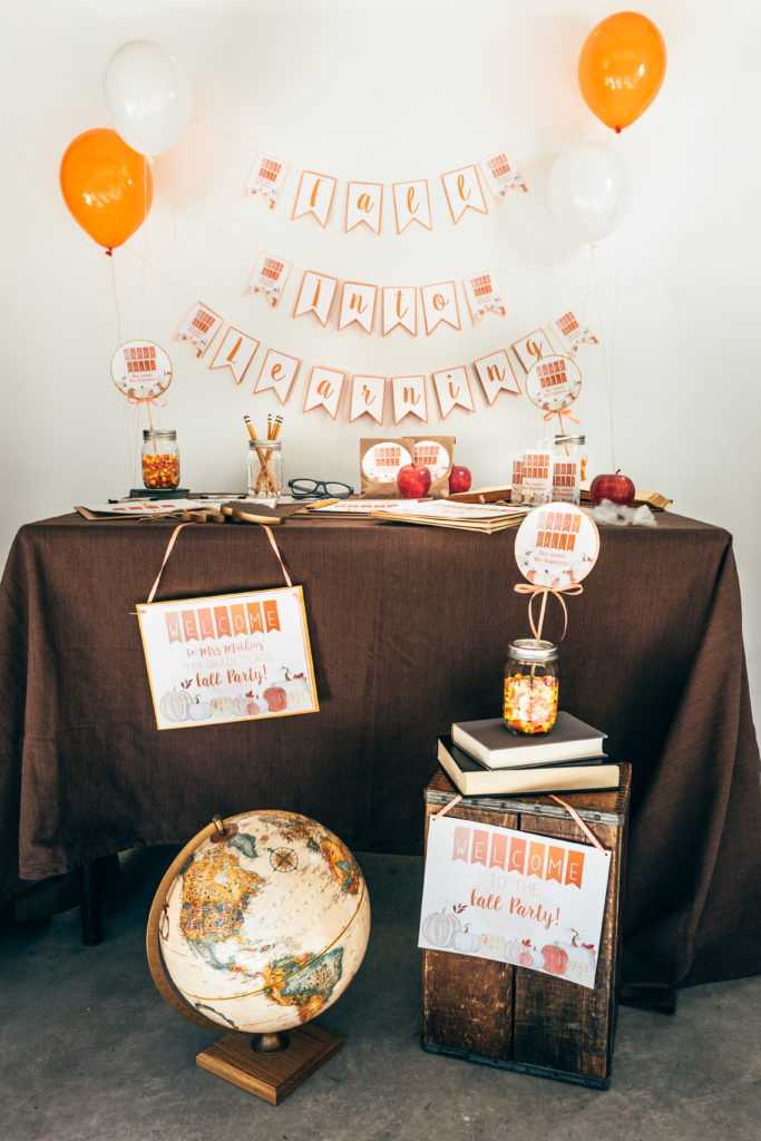 Fall Into Learning Classroom Party Decorations