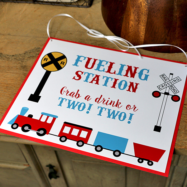 Chugga Chugga Two Two Fueling Station Sign