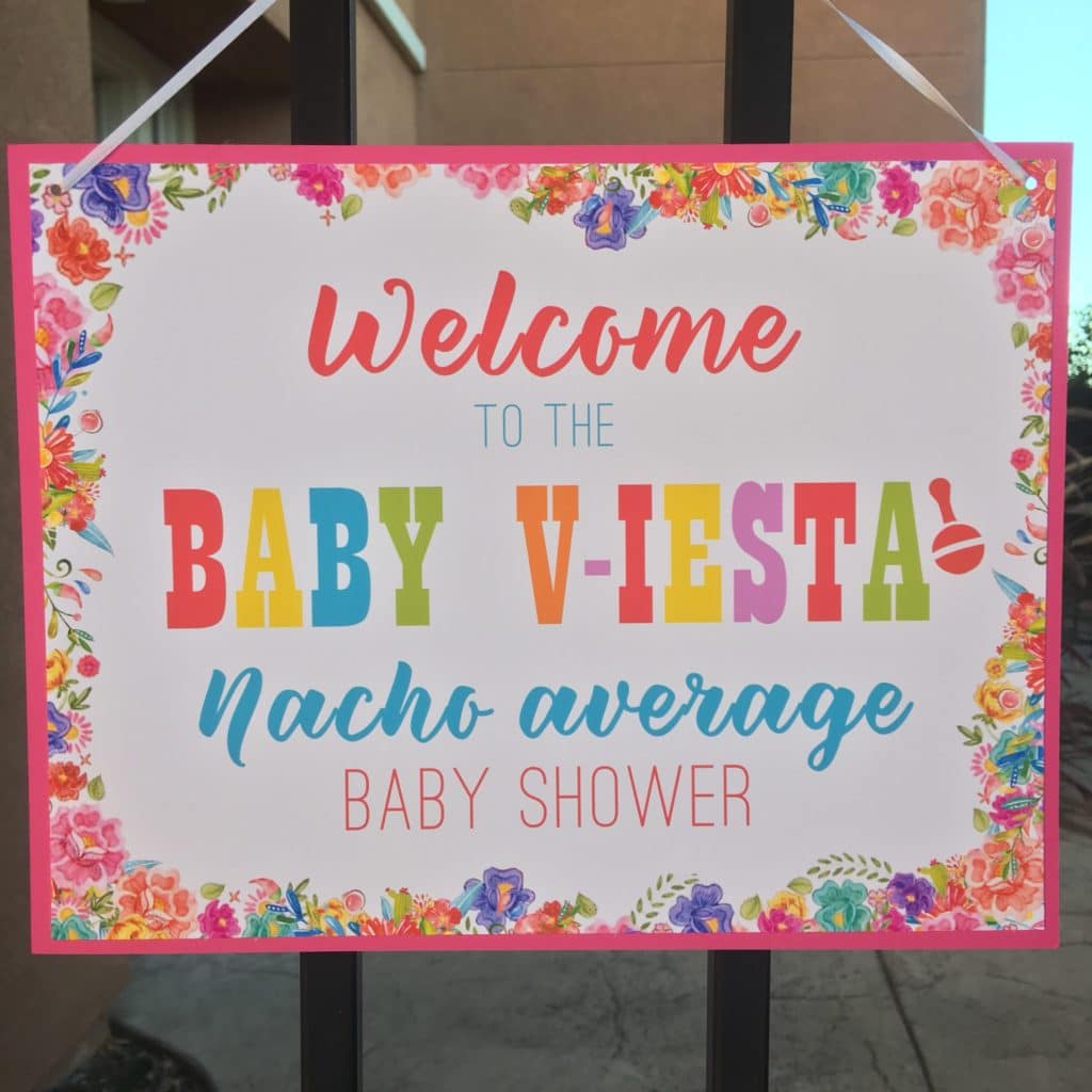 Fiesta Party Welcome Sign