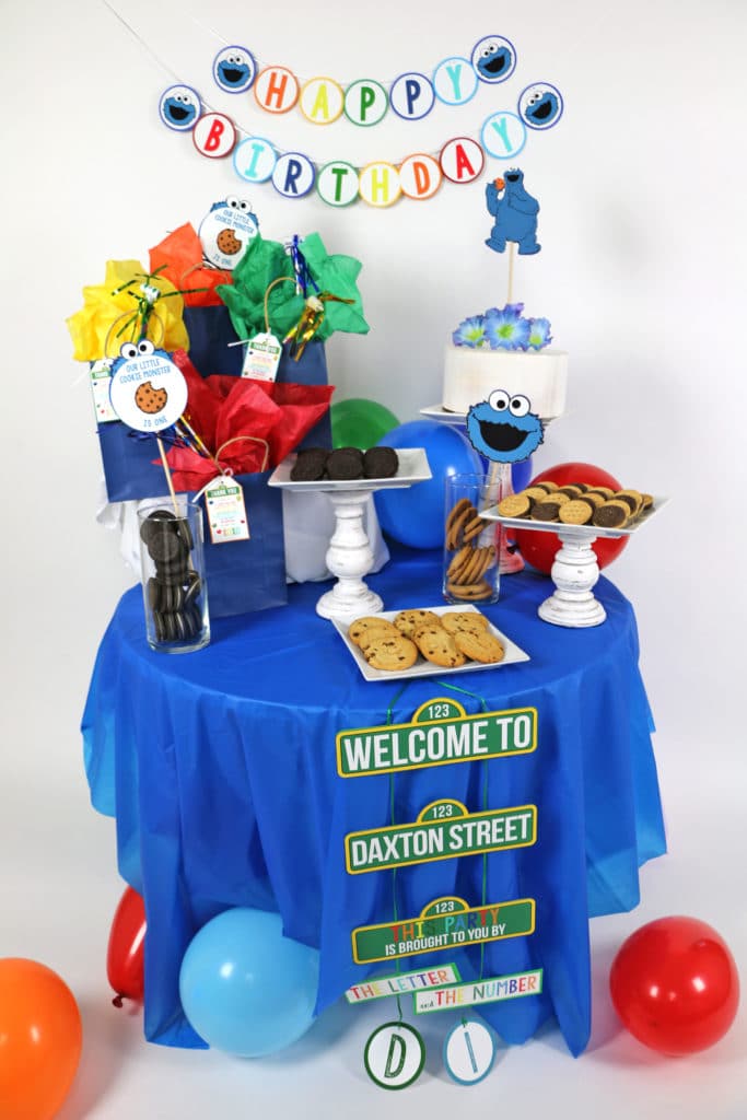 Cookie Monster Party Decor