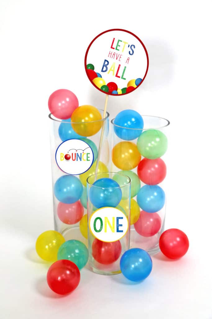 Let's Have A Ball Party Decorations: Ball Party Small Party Circles