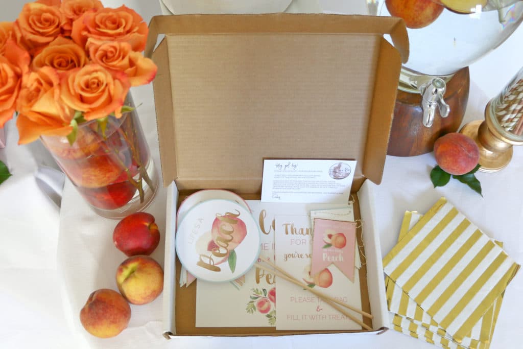 Sweet as a Peach Party in a Box