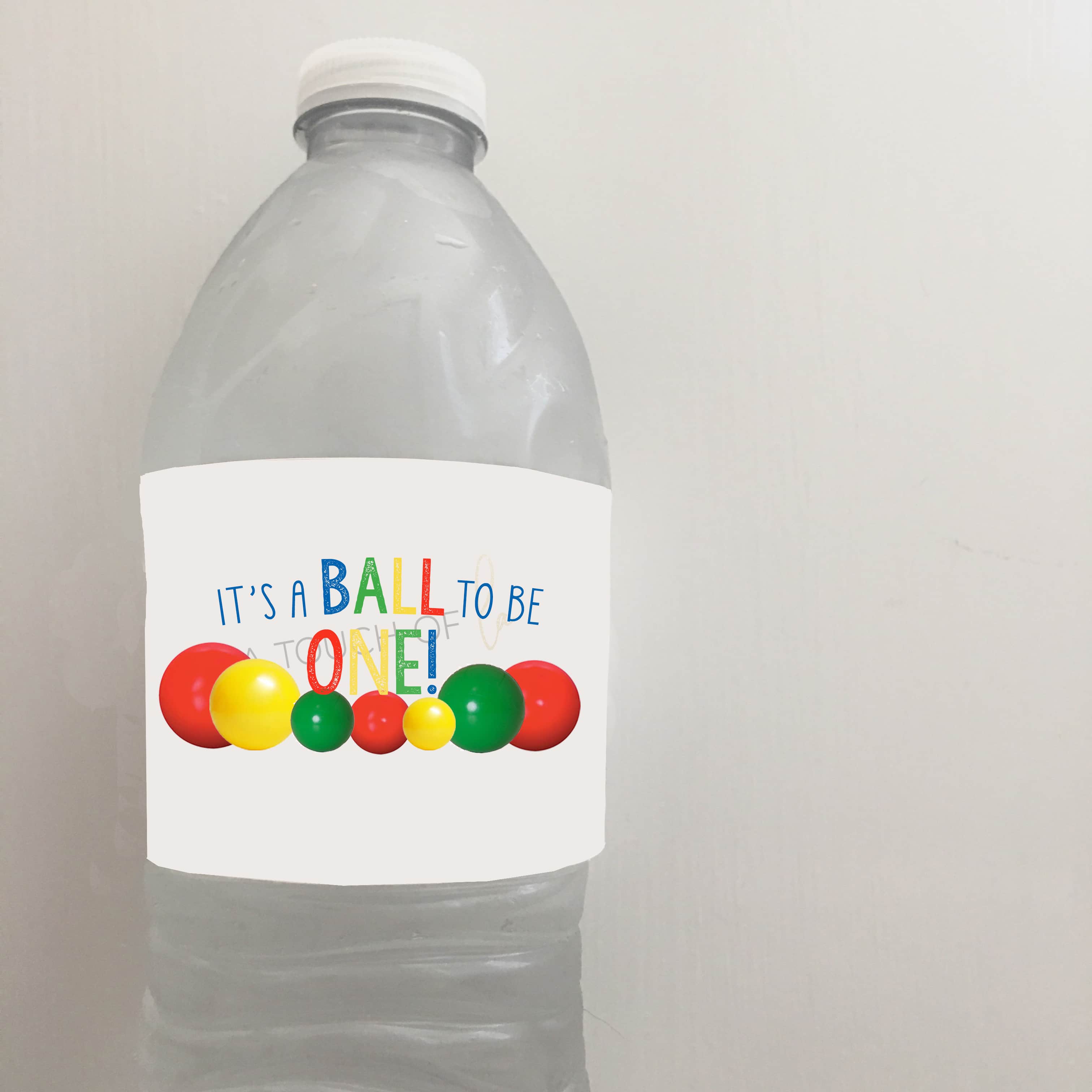It's a Ball to be one water bottle lables
