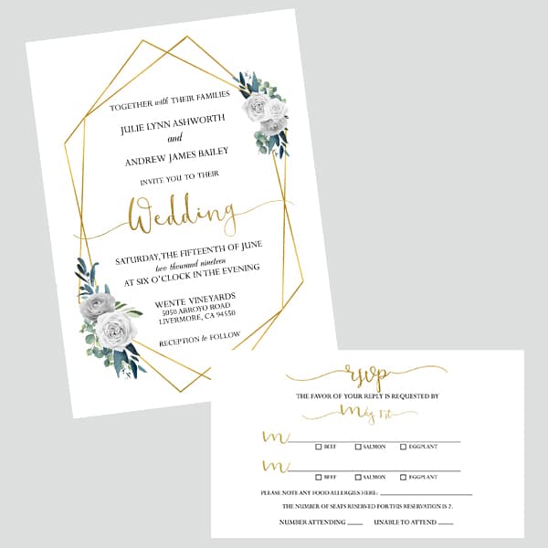 Custom Digital Wedding Invitations