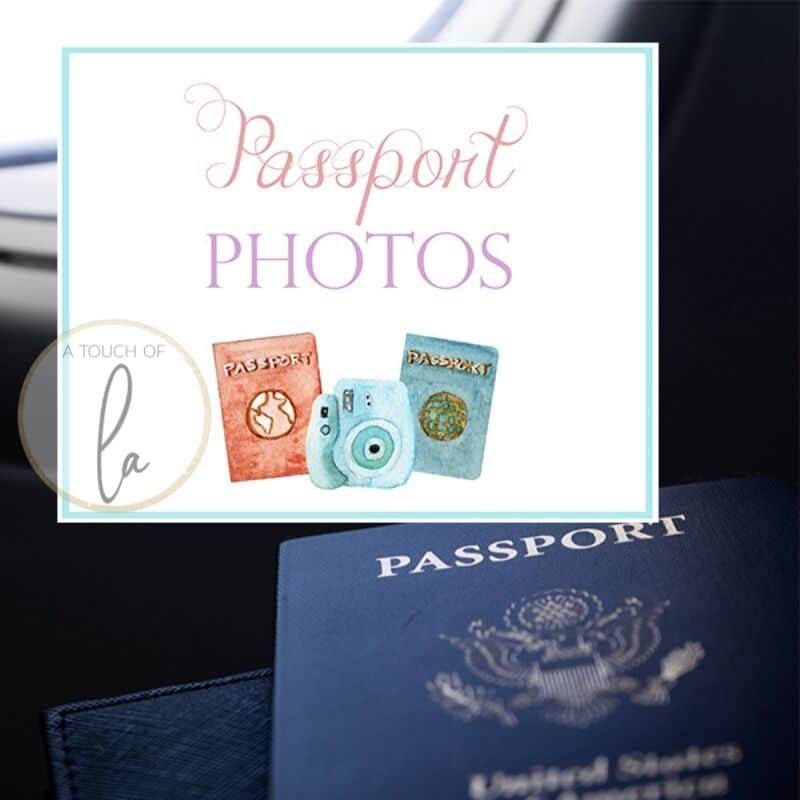 Passport Photos Party Sign
