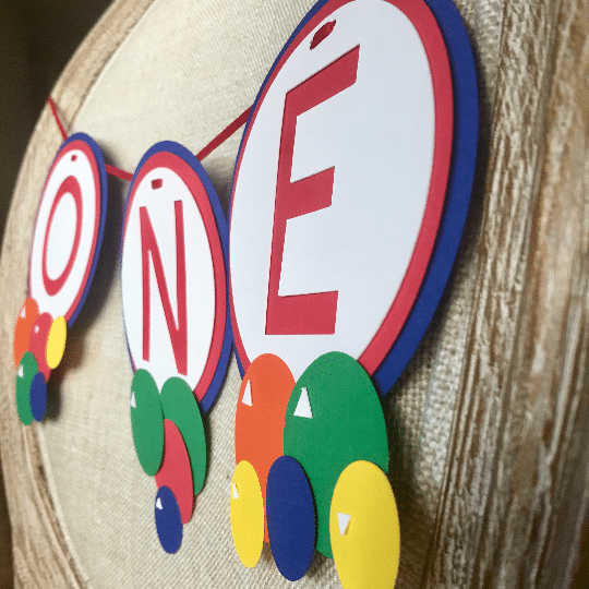 Bouncy Ball Party Decorations: Ball party high chair banner