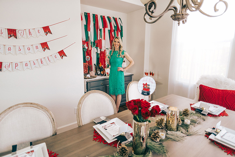Christmas Party Tablescape