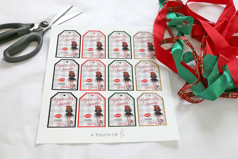 Favorite Things Holiday party Favors