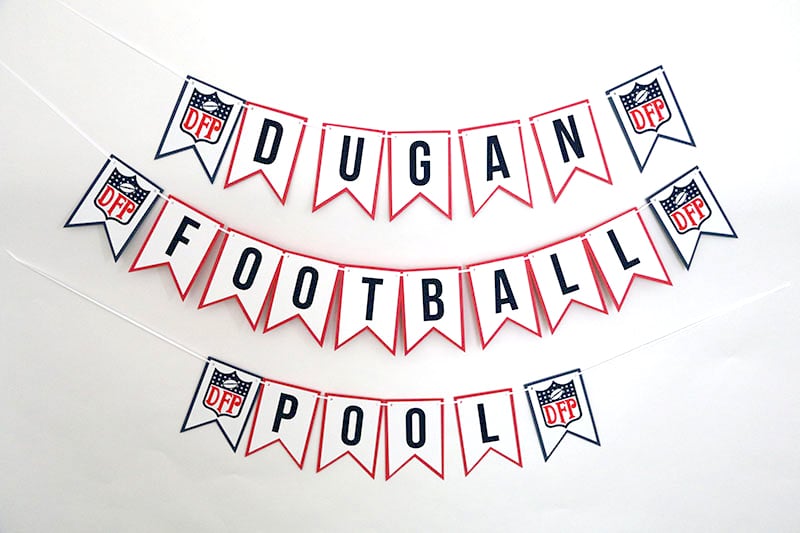 NFL Inspired Party Banner