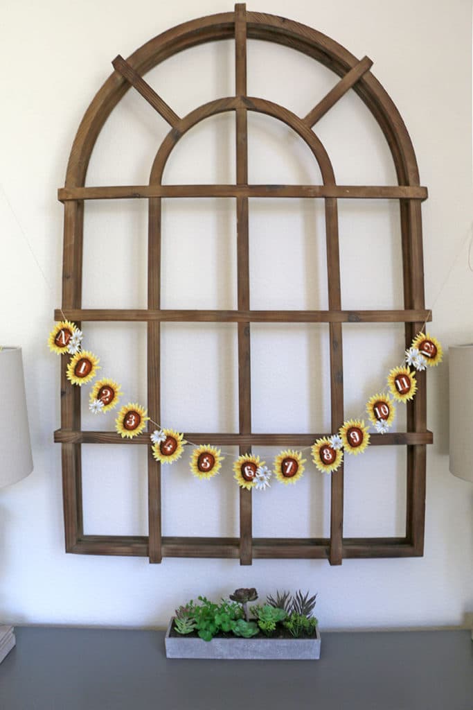 Sunflower 1st Birthday Banner