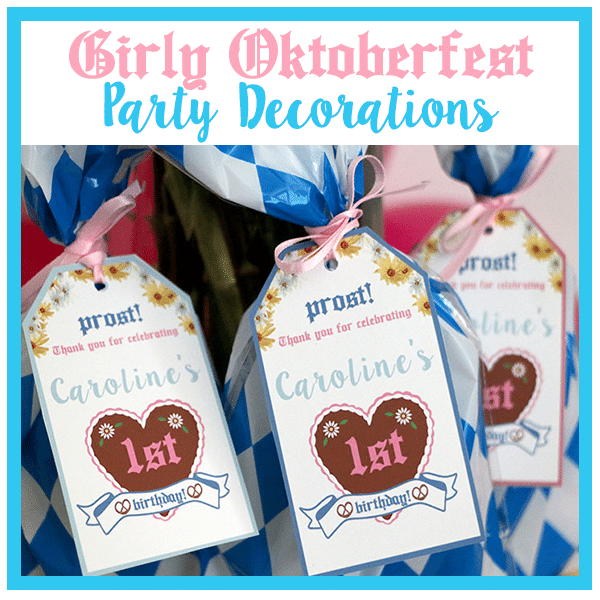 Girly Oktoberfest Party Decorations