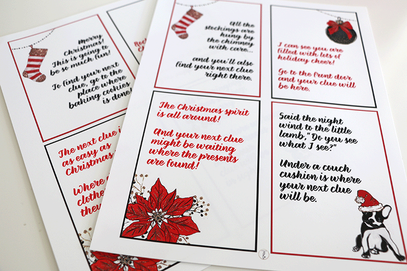 Christmas Scavenger Hunt