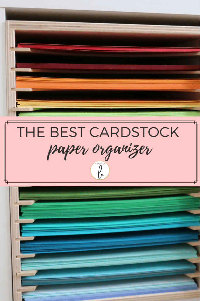 The Best Cricut Paper Organizer for Cardstock