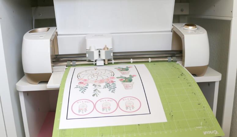 Cricut Baby Shower Favors for Baby Girls DIY Party Decor