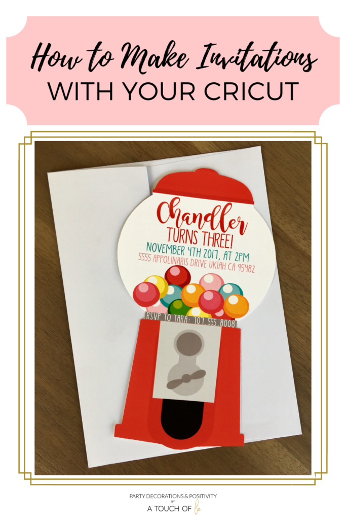 How to Make Invitations with Your Cricut