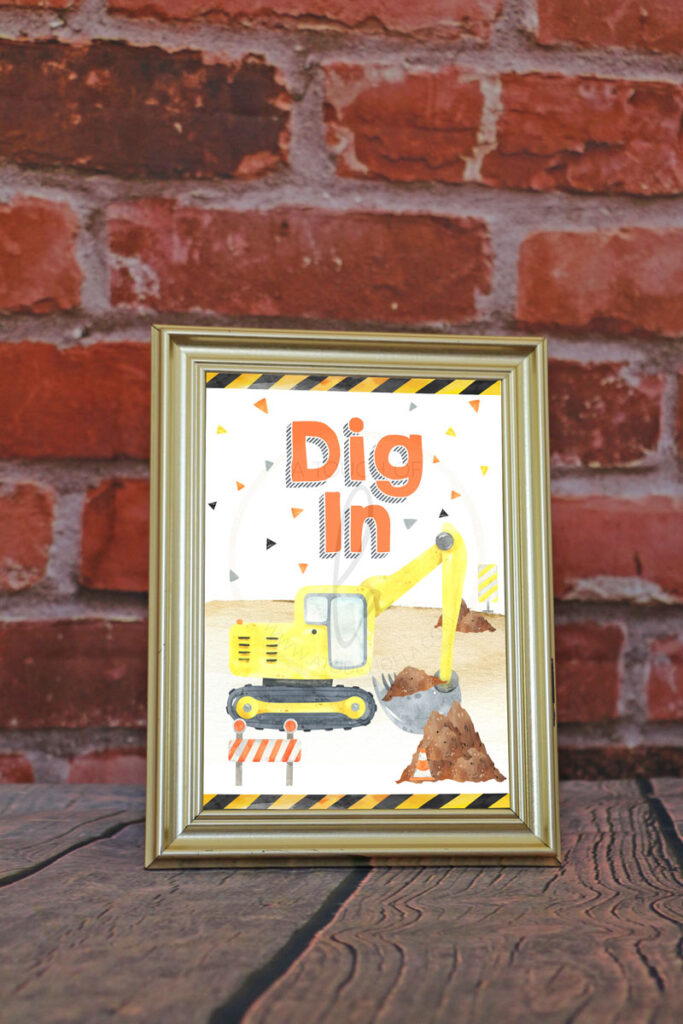 DIG IN Sign