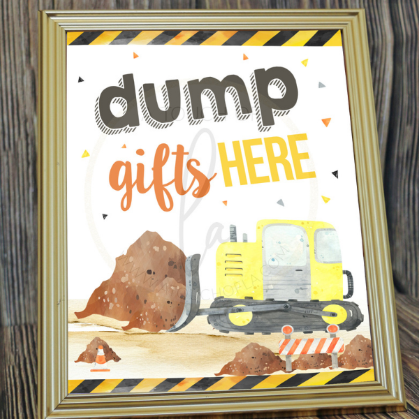 Dump Gifts Here Construction Party