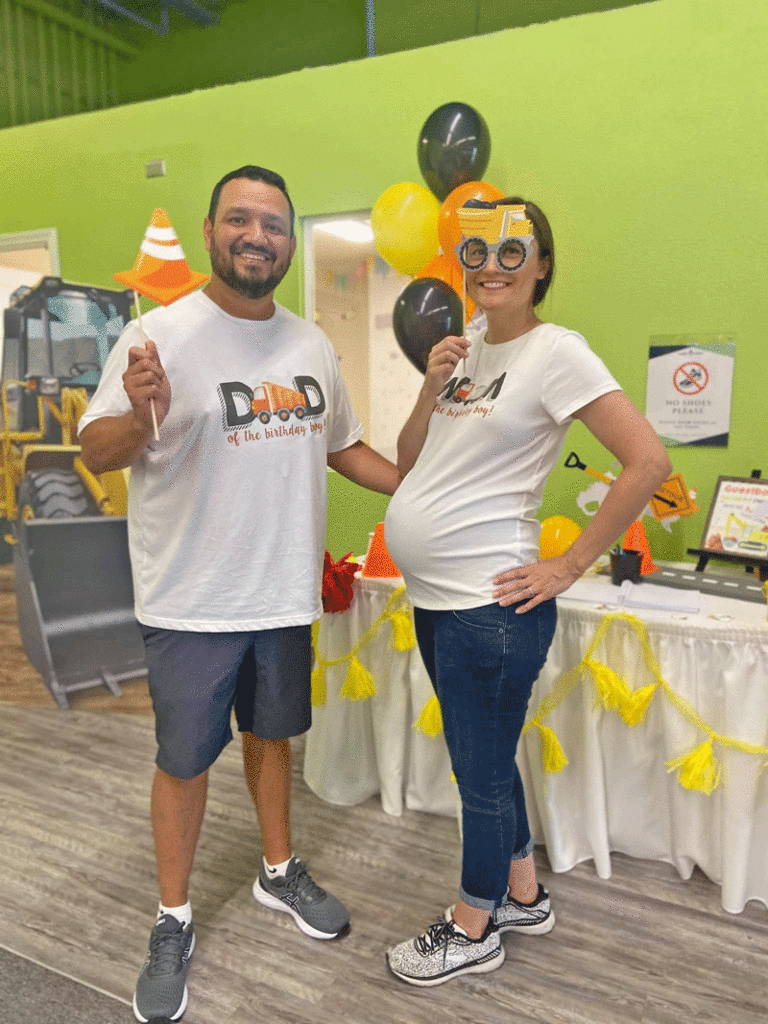 Construction Party Parents T-shirts