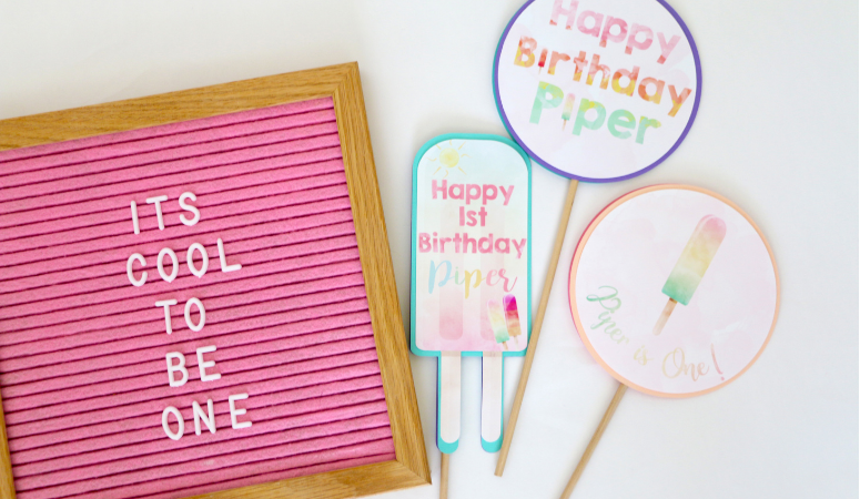 Chill Out With Popsicle First Birthday Party Decorations