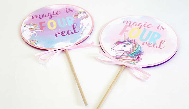 Rainbow Unicorn Magic is FOUR Real