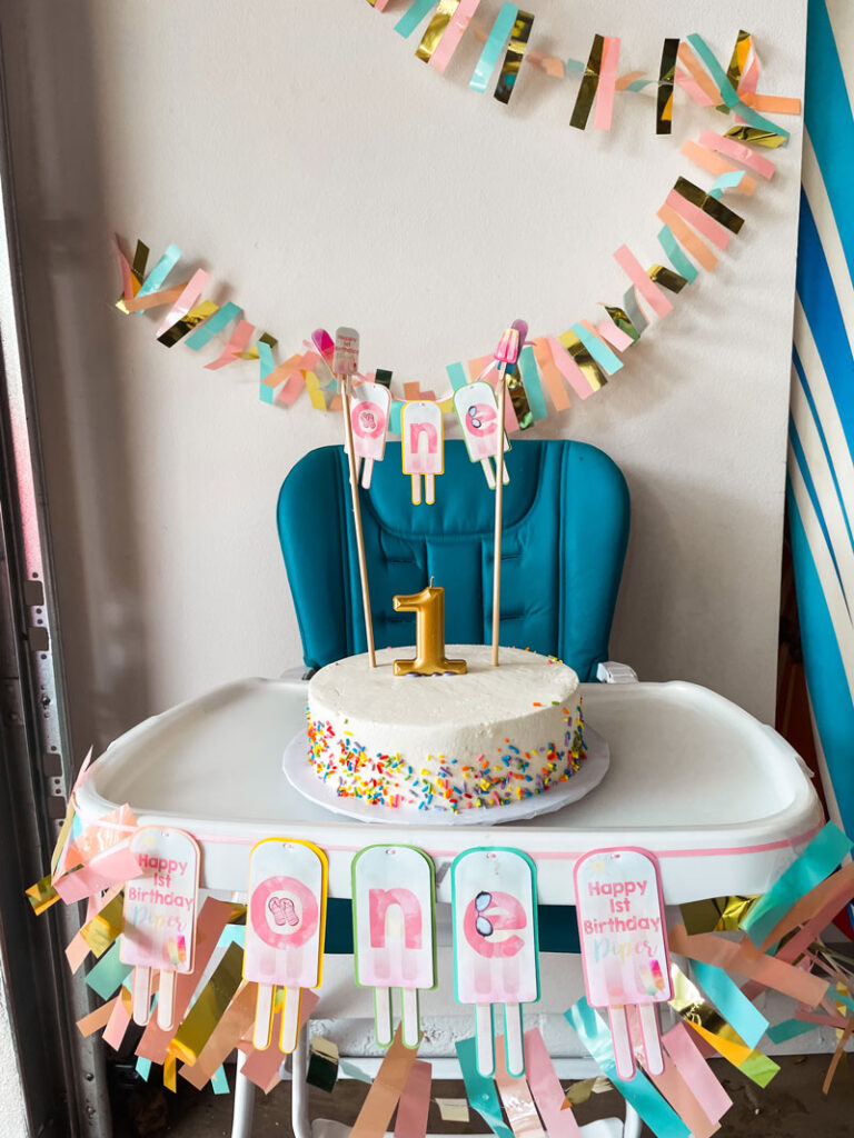 Popsicle Party Smash Cake