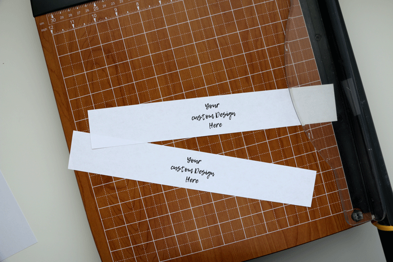 Cutting your Water Bottle Label Template