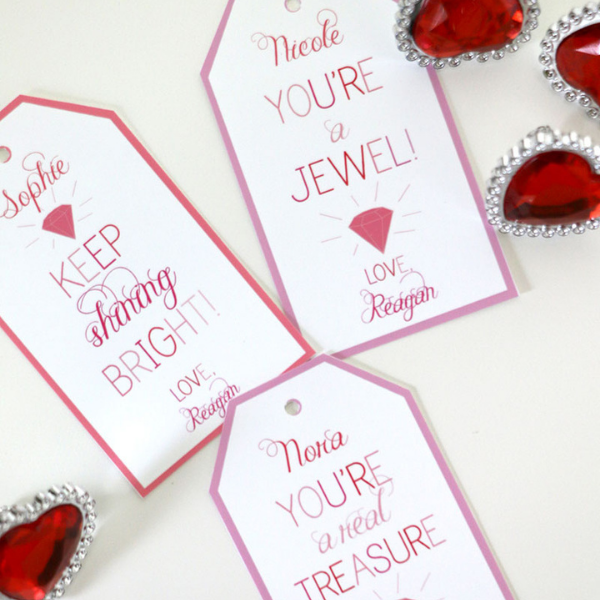 Editable Printable Ring Valentines