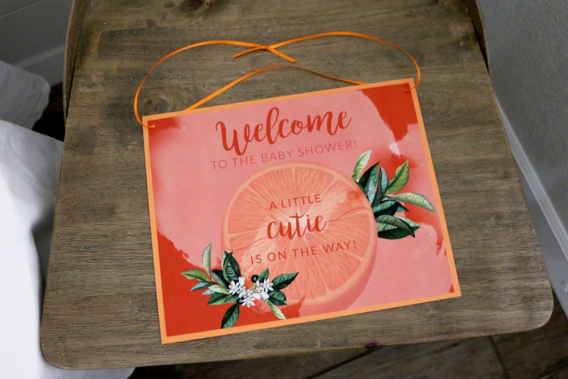 Little Cutie Welcome Sign