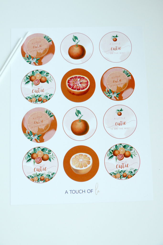 DIY Cutie Cupcake Toppers