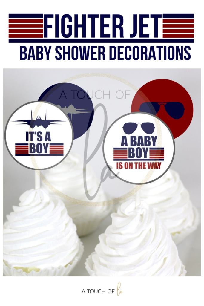 Fighter Jet Baby Shower Decorations