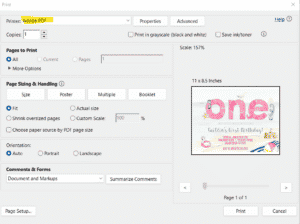 Fix An Editable PDF That's Not Printing Correctly - A Touch of LA