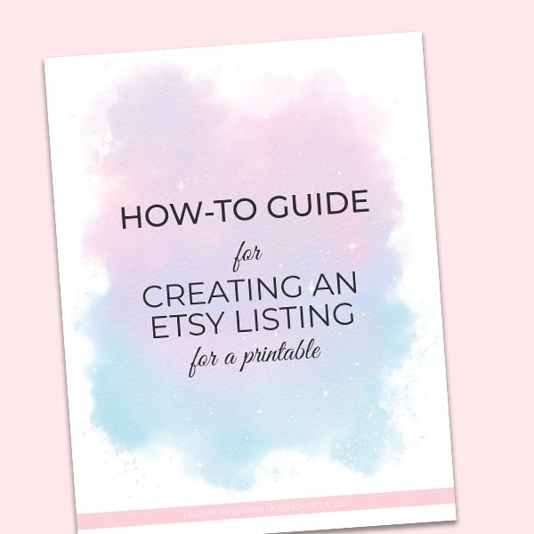 How to Create and Etsy Listing